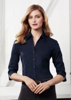 LB7300  Ladies Metro Cotton-Rich Stretch Shirt - 3/4 Sleeve