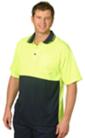 SW01CD High Visibility CoolDry Short Sleeve Polo